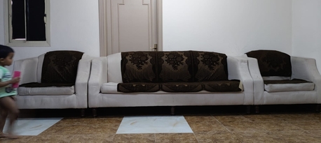 Al Maathar, Furniture, SAR 200,  Sofa Set (3+1+1) &ndash; Good Condition