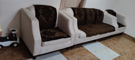 Al Maathar, Furniture, SAR 200,  Sofa Set (3+1+1) &ndash; Good Condition