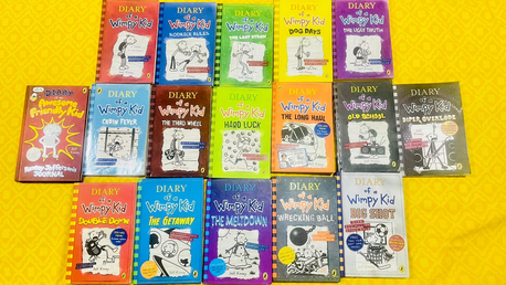Dammam, Books, SAR 450,  Diary Of Wimpy Kid - Series Of 17 Books