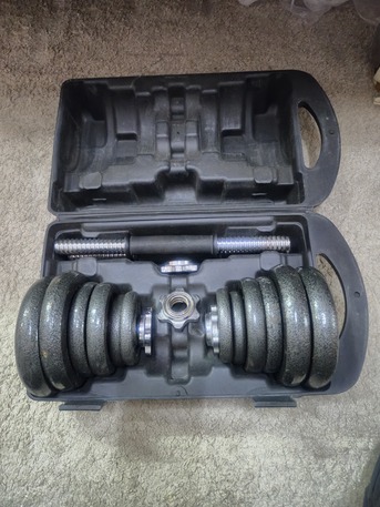 Jeddah, Sporting Goods, SAR 500,  Good Condition Dumbbell 20 Kg With Bench
