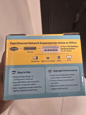 Khobar, Computers, SAR 110,  TP Link Router Switch 5 Ports
