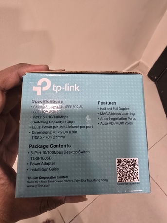 Khobar, Computers, SAR 110,  TP Link Router Switch 5 Ports