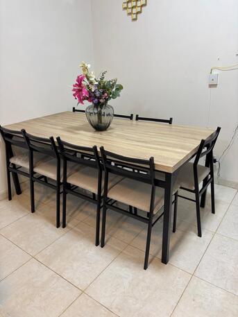 Jubail, Furniture, SAR 1000,  Dining Table Set 8 Seater (180x90 Cm)