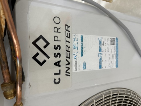 Jubail, Air Conditioners, SAR 2300,  Classpro Split AC 24000 BTU, Heat & Cool, INVERTER, Wifi Function,4 Way Air Flow, Gold Fin