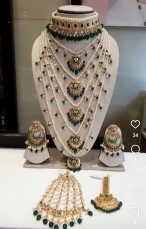 Jeddah, Jewelry, SAR 300,  Real Kundan Jewelry, Zardosi Bangles