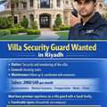 Villa Security Guard Required &ndash; Riyadh