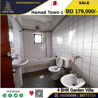 Hamad Town, Real Estate For Sale, BHD 179000,  4 BR,  Fully Furnished Garden Villa For Sale In Hamad Town - R-Abt-1