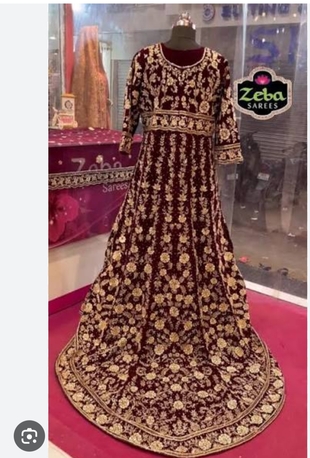 Jeddah, Clothing & Accessories, SAR 1600,  Heavy Zardosi Bridal Tail Cut Gown