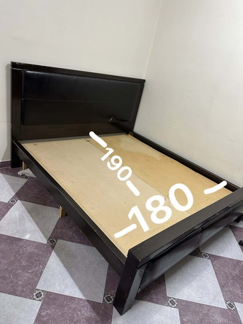 Riyadh, Furniture, SAR 300,  King Size Bed With Mattress In Very Good Condition