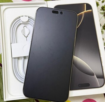 Jeddah, Mobile Phones, SAR 3800,  IPhone 16 Pro Max 256gb With 100% Battery Health (Desert Titanium)