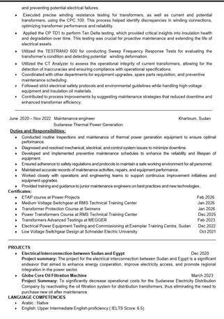 Riyadh, Job Seekers, Electrical Engineer/ Testing And Commissioning Engineer