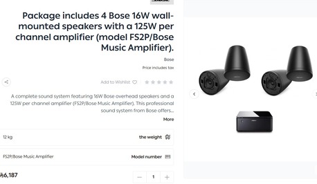 Olaya, Home Audio, SAR 3000,  Bose Fs2p Pendant Mount 4 Pcs