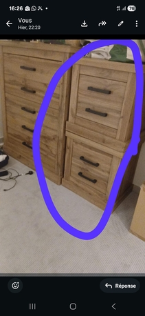 Jeddah, Furniture, SAR 150,  2 Bedside Tables For Sale, In Very Good Condition