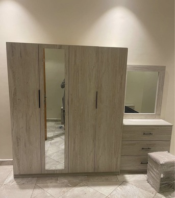 Jeddah, Furniture, SAR 1,  Four Doors Wardrobe &ndash; Smart Storage With A Modern Touch