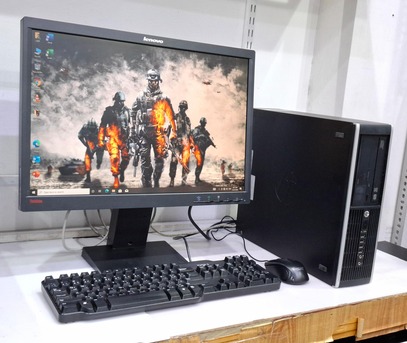 Manama, Electronics, BHD 83,  HP Core I7 WiFi Computer Set 22" FHD Monitor AMD Graphics Card 16GB RAM SSD 120GB+500GB HD