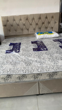 Jeddah, Furniture, SAR 630,  Double Bed With Medicated Mattress 15 Cm In Reasonable Price