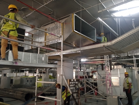 Jeddah, Manpower, Subcontarctor Of AHU And Instalion Of Duct