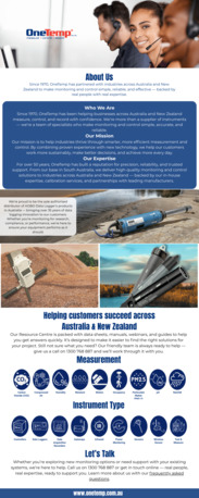 Melbourne, Items Wanted, Smart Monitoring Starts With OneTemp