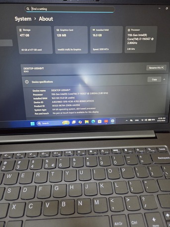 Jubail, Computers, SAR 1875,  Lenovo Yoga Slim 7, Corei7 With Wireless Mouse