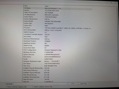 Al Malaz, Household Items, SAR 2600,  Selling A Premium Dell Latitude 7320 Detachable In Excellent, Like-new Condition. This Is