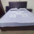 SAR 800,  I Wanna Sell Complete Bedroom Set For Sale &ndash; Queen Bed, Wardrobe, Dressing Table & Side Ta