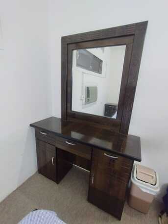 Al Batha, Furniture, SAR 800,  I Wanna Sell Complete Bedroom Set For Sale &ndash; Queen Bed, Wardrobe, Dressing Table & Side Ta