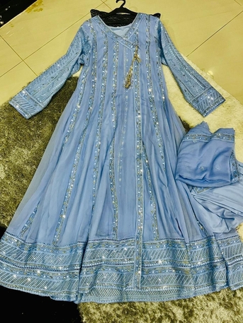 Thuqbah, Clothing & Accessories, SAR 320,  Ready To Wear Chikenkari Chiffon