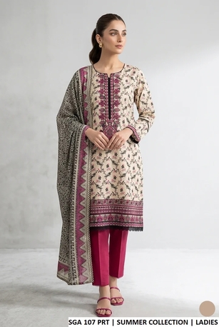 Thuqbah, Clothing & Accessories, SAR 175,  Ready To Wear Embroidered Lawn
