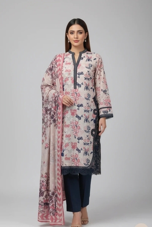 Thuqbah, Clothing & Accessories, SAR 175,  Ready To Wear Embroidered Lawn