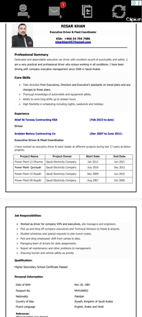Riyadh, Job Seekers, Light Driver
