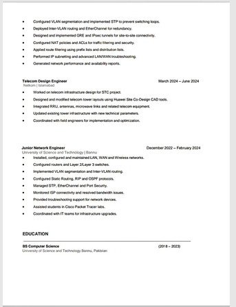 Riyadh, Job Seekers, Network Engineer