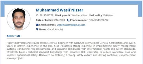 Riyadh, Job Seekers, Safety Officer