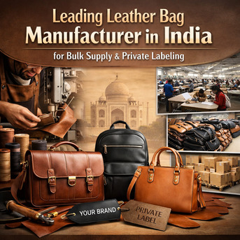 New Delhi, Businesses For Sale, Leading Leather Bag Manufacturer In India For Bulk Supply And Private Labeling