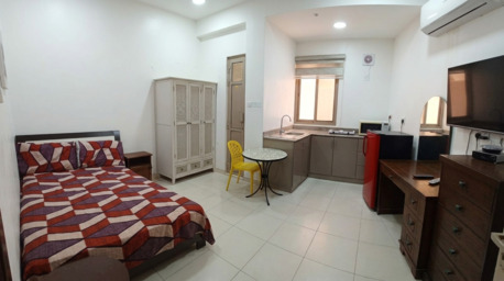 Saar, Apartments/Houses, BHD 140/month,  Furnished,  Studio,  40 Sq. Meter,  Furnished Studio With Unlimited EWA Near Al Wisam School