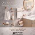 Premium Ovio RG Bathroom Accessories &ndash; Elegant Rose Gold Finish By Grafdoer