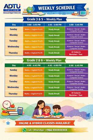 Dammam, Lessons Offered, GRADE 1 TO GRADE 10 &ndash; IGCSE & CBSE Online & Hybrid Coaching Available