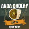 SAR 16,  Homemade Food - Anda Cholay