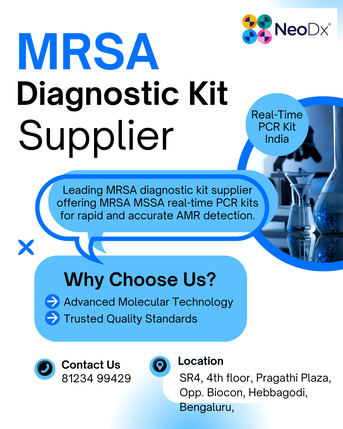 Mumbai, Industrial Machinery, MRSA Diagnostic Kit Supplier | MRSA MSSA Real-Time PCR Kit India