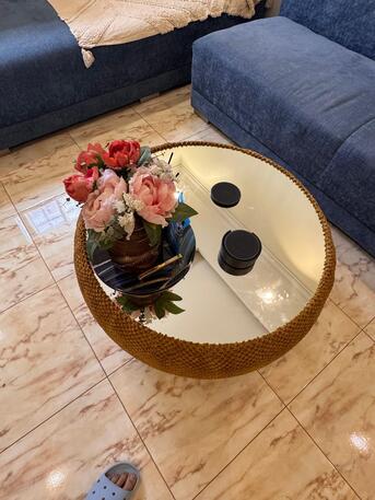 Al Rawdah, Furniture, SAR 1900,  1 Year Used - Sofa Set With Coffee Table Stylish And Customised