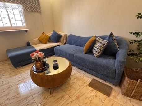Al Rawdah, Furniture, SAR 1900,  1 Year Used - Sofa Set With Coffee Table Stylish And Customised