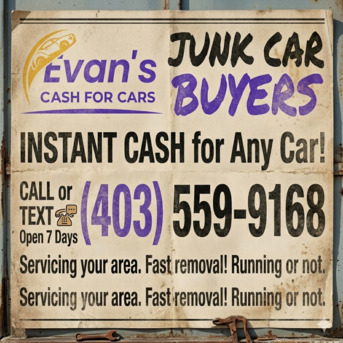 Calgary, Automotive, Airdrie&rsquo;s Trusted Scrap Car Buyers &ndash; Free Pickup Available