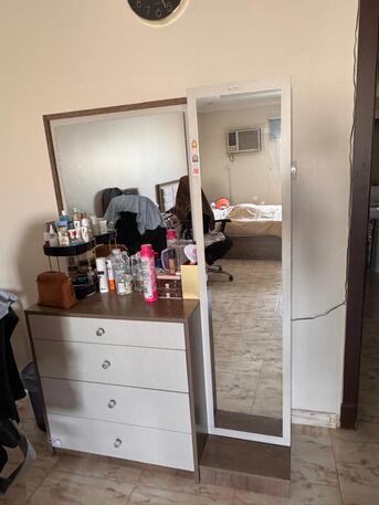 Al Rawdah, Furniture, SAR 3000,  Full Customised Bedroom Set - Twin Bed, Wardrobe, Dressing Table And TV Table Set