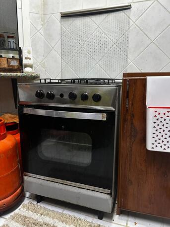 Khobar, Household Items, SAR 375,  4-Burner Gas Stove With Built-in Oven For Sale &ndash; Excellent Condition