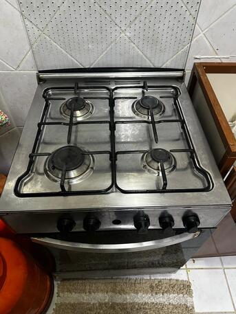 Khobar, Household Items, SAR 375,  4-Burner Gas Stove With Built-in Oven For Sale &ndash; Excellent Condition