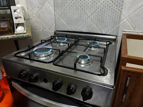 Khobar, Household Items, SAR 375,  4-Burner Gas Stove With Built-in Oven For Sale &ndash; Excellent Condition