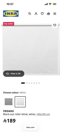 Bani Malik, Household Items, SAR 100,  IKEA Fridan Blinds Used For 6 Months