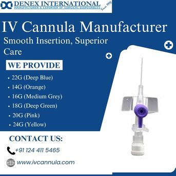 Gurgaon, Health, IV Cannula Manufacture