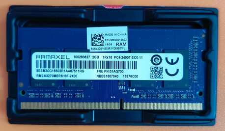 Al Rehab, Computers, SAR 100,  Ramaxel DDR4 2 GB For Laptop