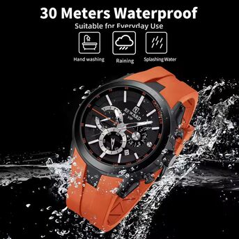 Riyadh, Watches, SAR 220,  REWARD VIP Watch - Luminous Chronograph Sport Wristwatch