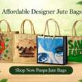 INR 100,  Affordable Designer Jute Bags Collection